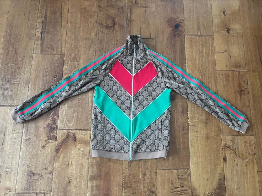 Gucci GG Monogram Zip-Up Track Jacket (Employee Uniform)